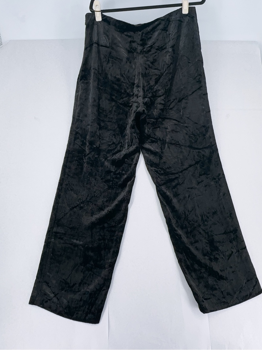 Vince black velvet wide leg pant NWT Size L/G - Picture 5 of 13